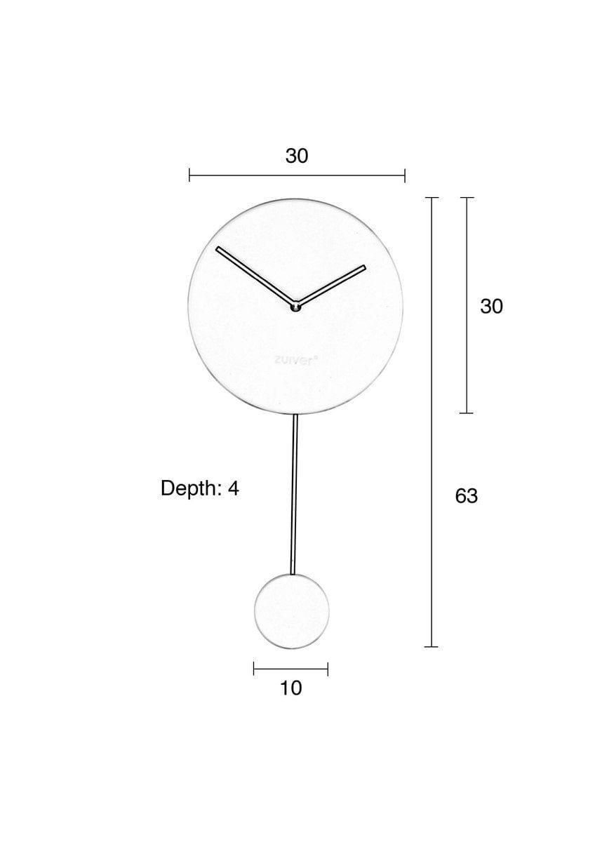 Zegar MINIMAL biały Zuiver    Eye on Design