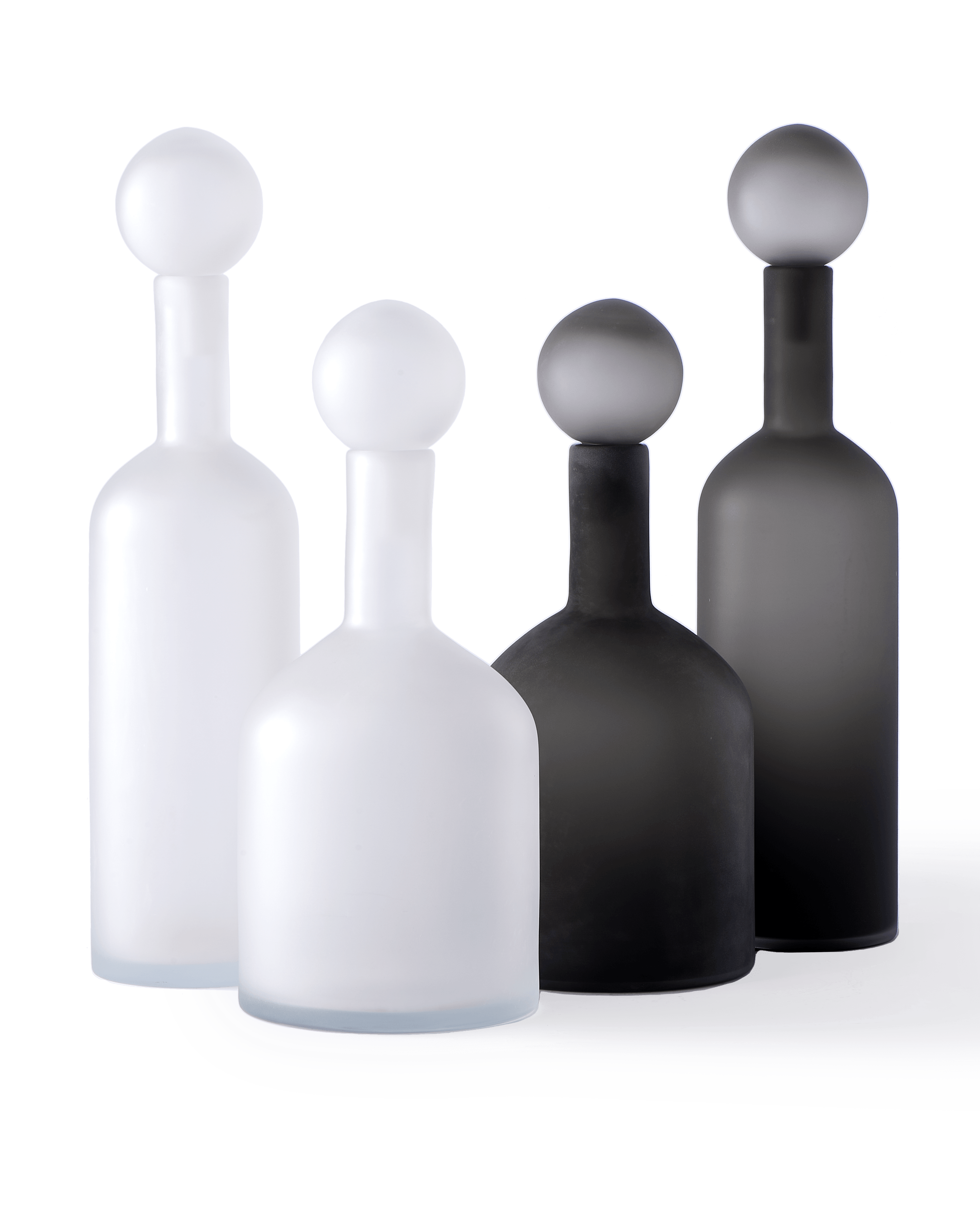 Zestaw butelek BUBBLES AND BOTTLES matowy Pols Potten    Eye on Design
