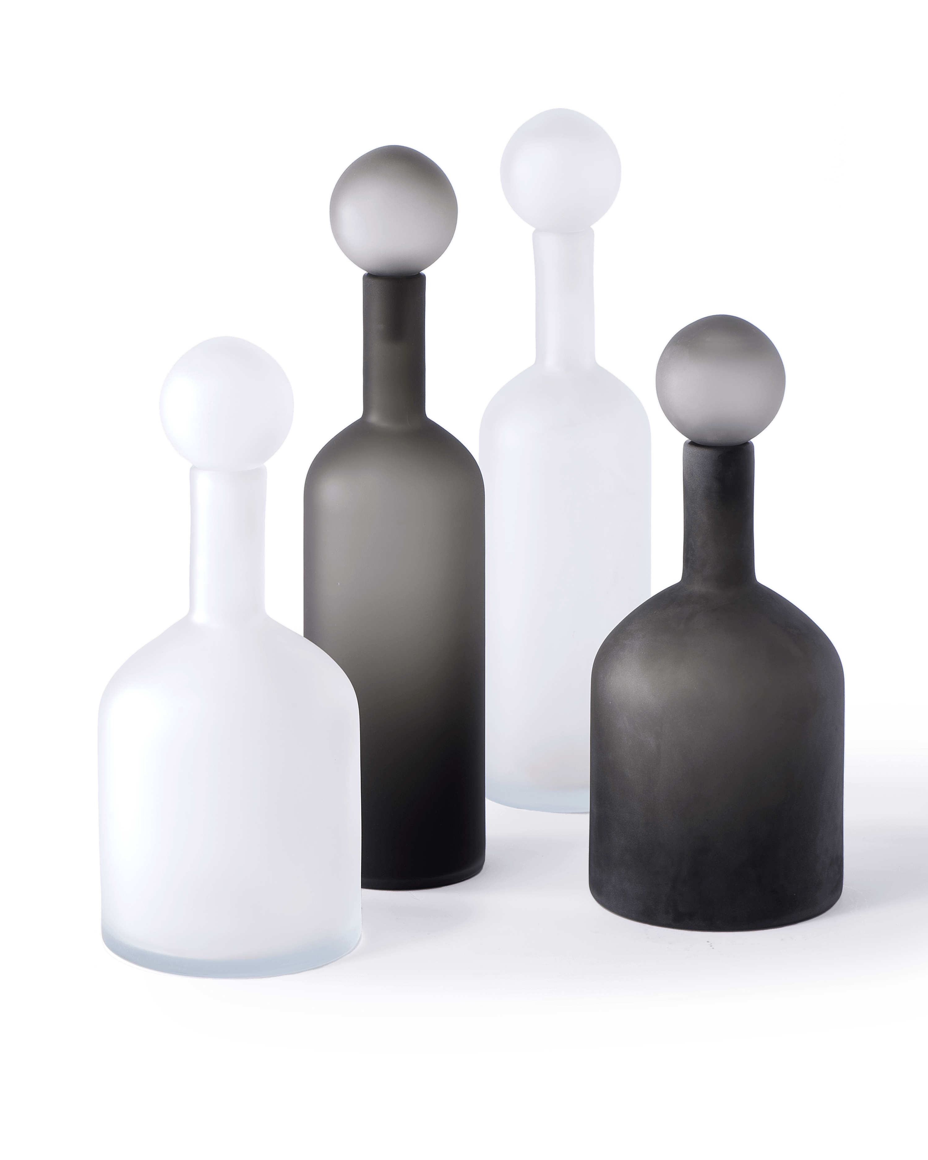 Zestaw butelek BUBBLES AND BOTTLES matowy Pols Potten    Eye on Design