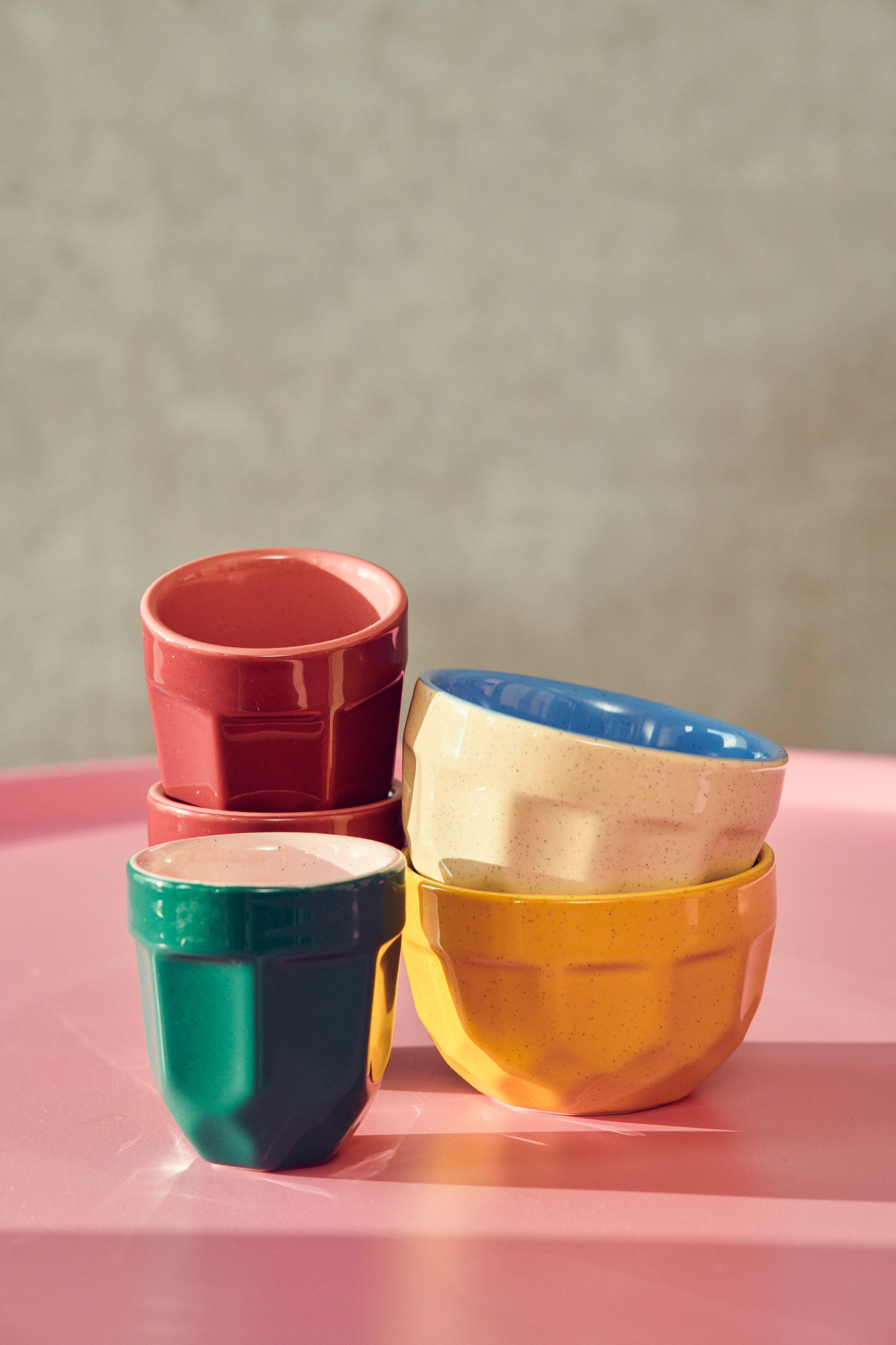 Zestaw kubków ESPRESSO kolorowy Pols Potten    Eye on Design