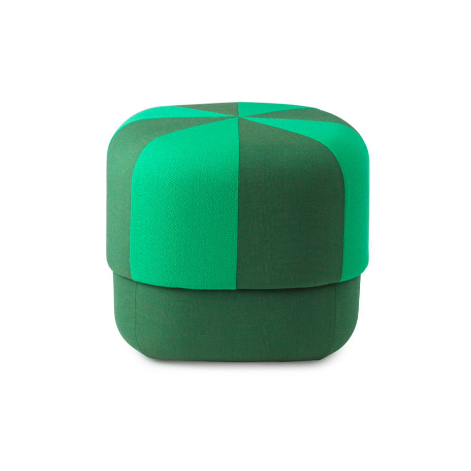 Pouf circus duo green