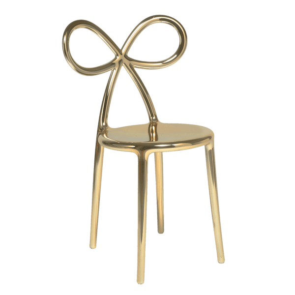 Krzesło RIBBON złoty, QeeBoo, Eye on Design