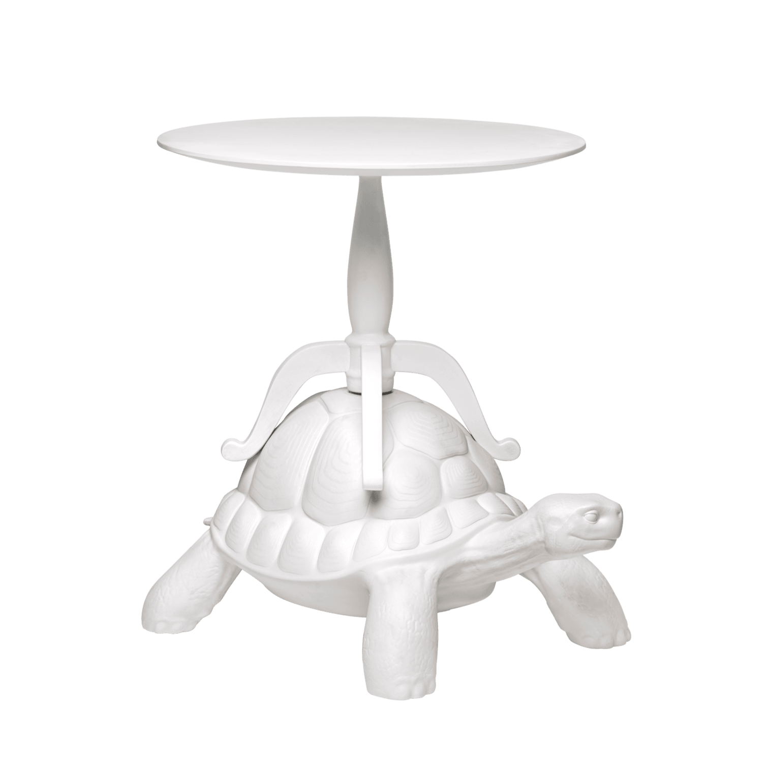 Ten sympatyczny, wielofunkcyjny żółw, to kolejny niezwykły projekt Marcantonio. Wytrzymały pancerz żółwia utrzymuje elegancką poduszkę, która idealnie sprawdzi się jako nietuzinkowe siedzisko. 