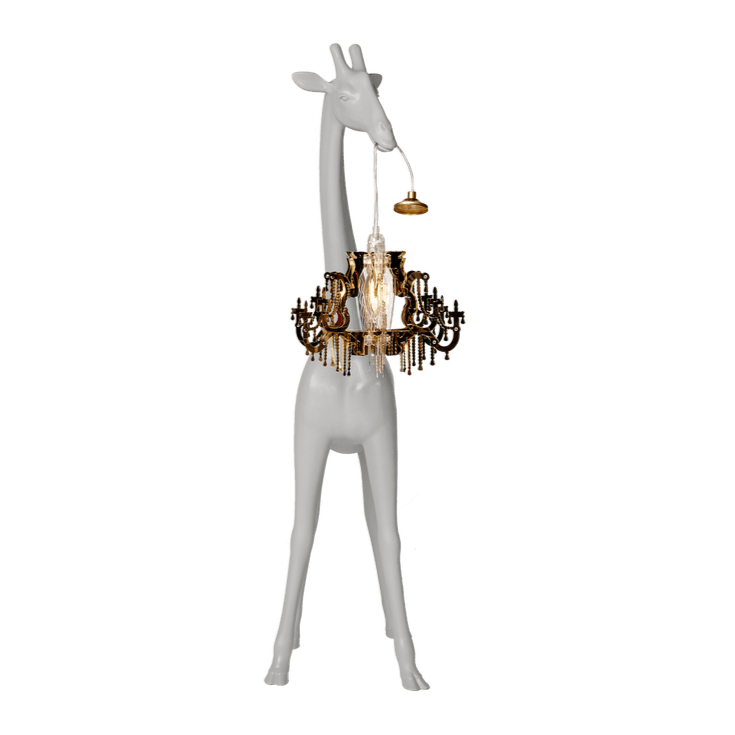 Lampa GIRAFFE IN LOVE XS chłodny piaskowy Qeeboo    Eye on Design