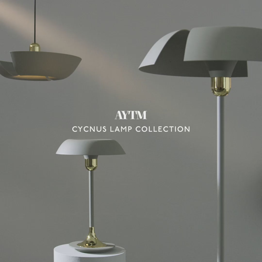 Lampa podłogowa CYCNUS taupe - Eye on Design