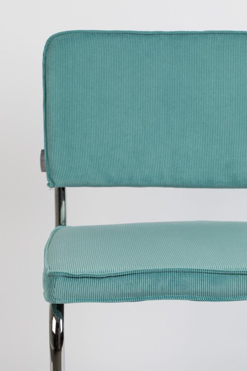 Krzesło RIDGE RIB niebieski Zuiver    Eye on Design