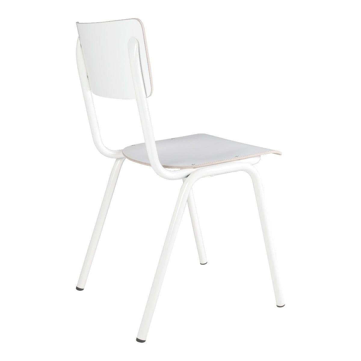 Krzesło BACK TO SCHOOL biały Zuiver    Eye on Design
