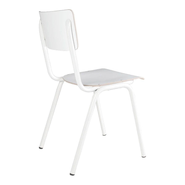 Krzesło BACK TO SCHOOL biały, Zuiver, Eye on Design