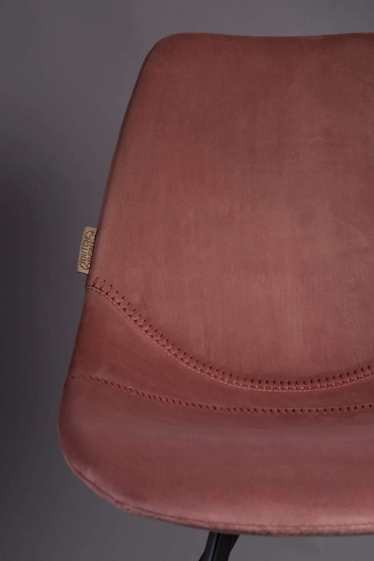 Krzesło FRANKY VELVET różowy, Dutchbone, Eye on Design