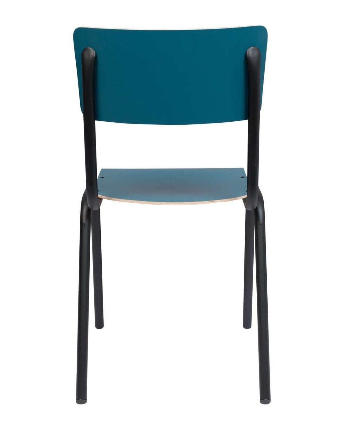 Krzesło BACK TO SCHOOL niebieski, Zuiver, Eye on Design