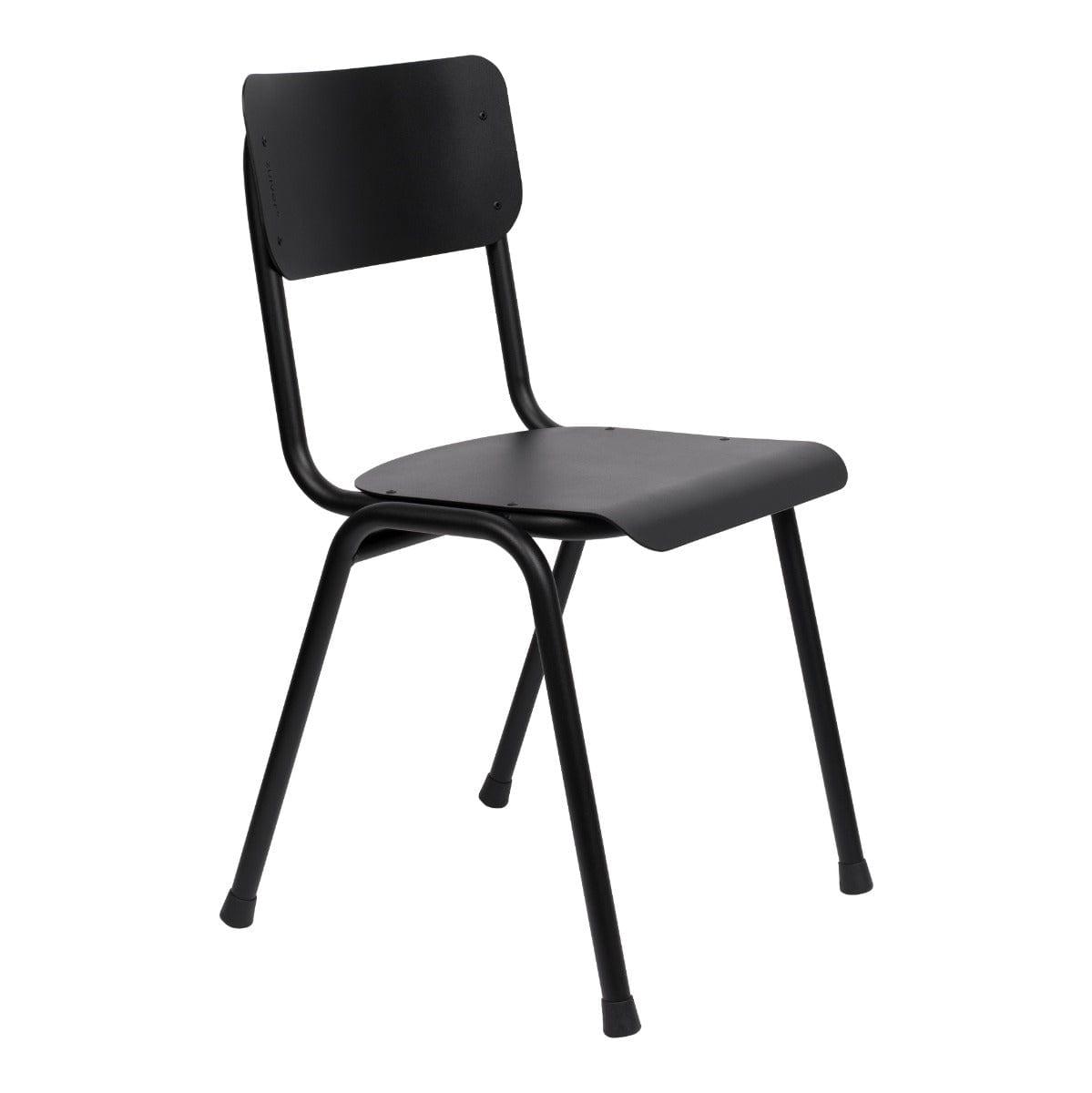 Krzesło zewnętrzne BACK TO SCHOOL czarny, Zuiver, Eye on Design