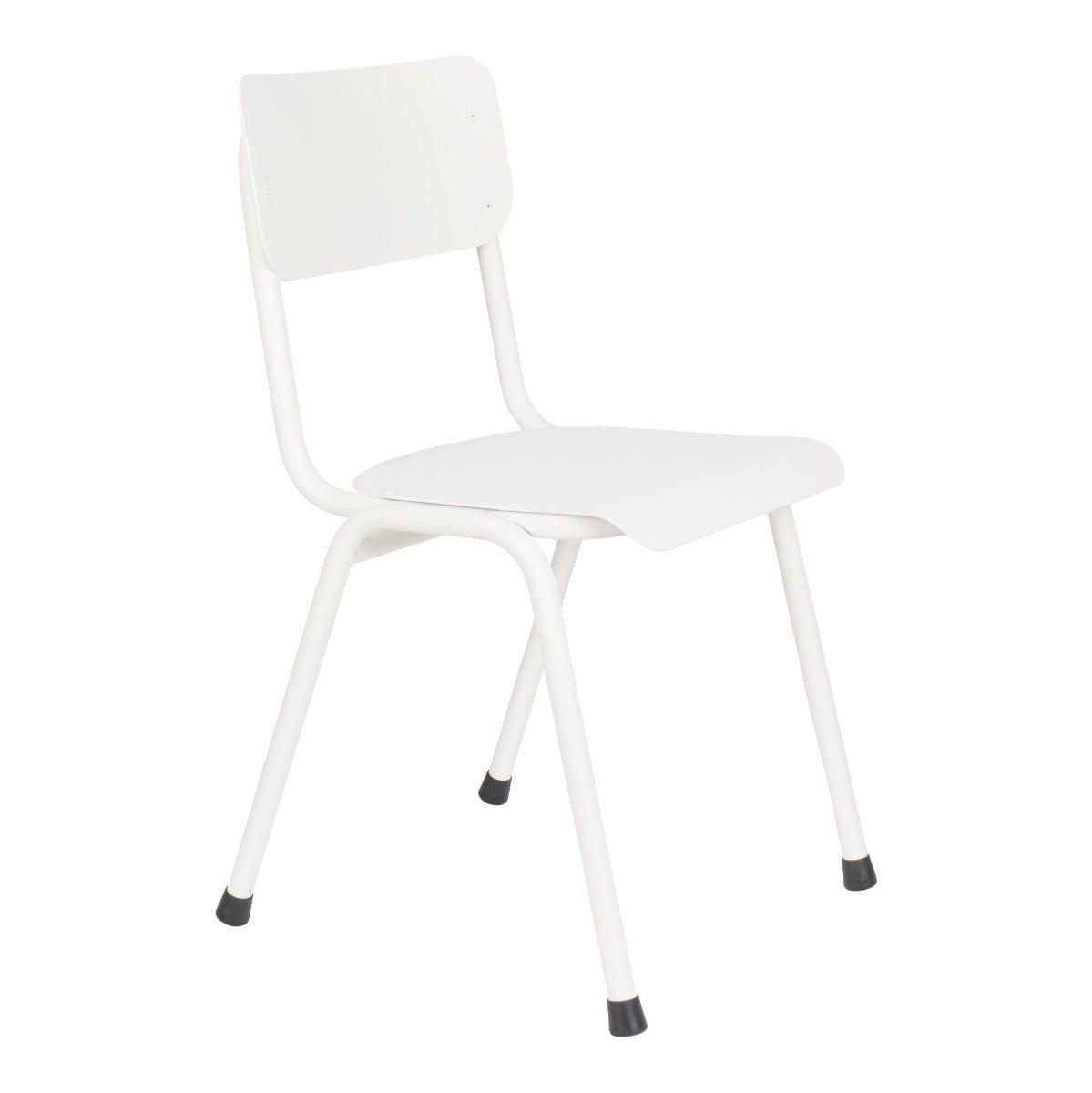 Krzesło zewnętrzne BACK TO SCHOOL biały, Zuiver, Eye on Design