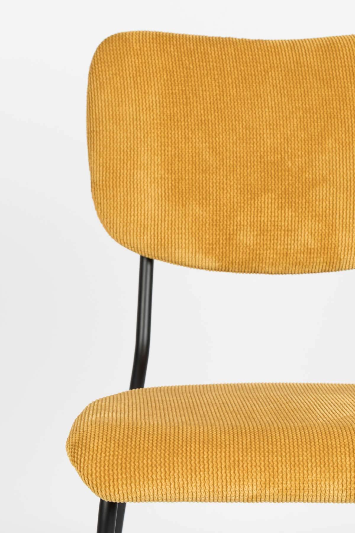 Krzesło BENSON musztardowy - Eye on Design