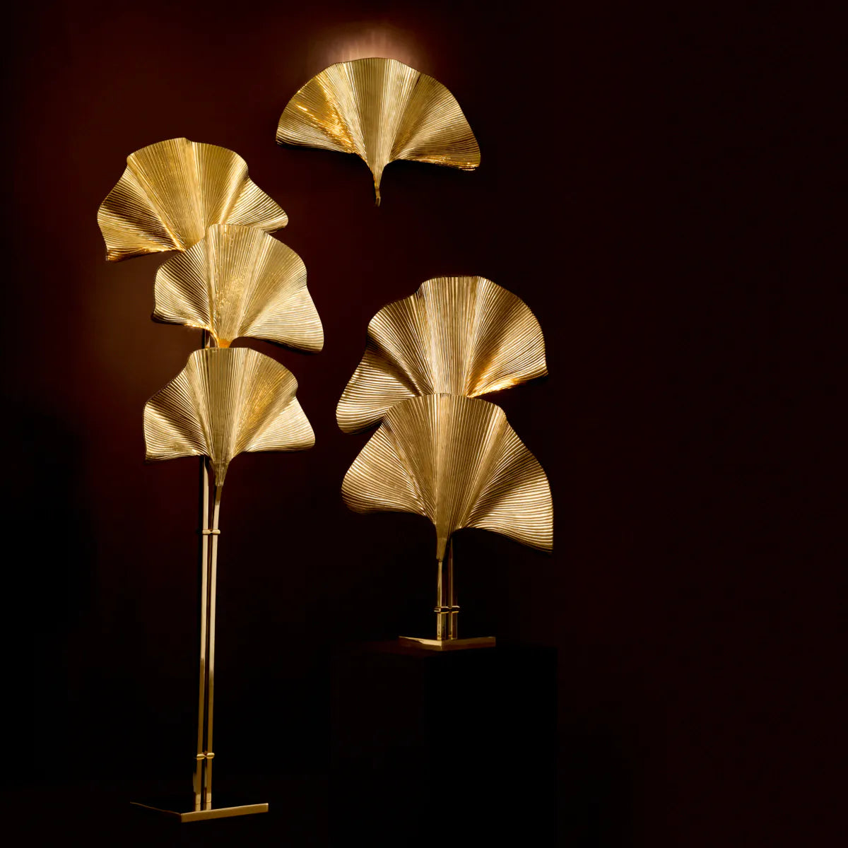 Lampa stołowa LAS PALMAS polerowany mosiądz Eichholtz    Eye on Design