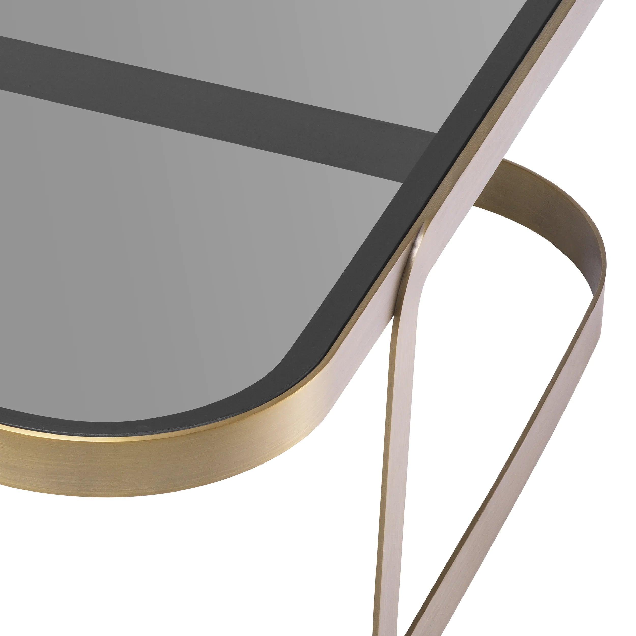 Stolik kawowy NUMA szczotkowany mosiądz Eichholtz    Eye on Design