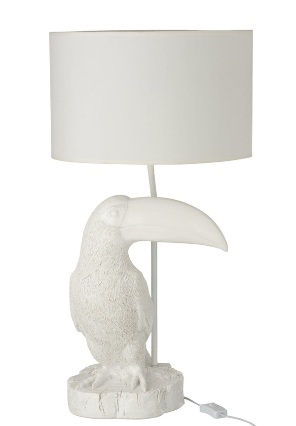 Lampa stołowa TOUCAN biały J-LINE    Eye on Design