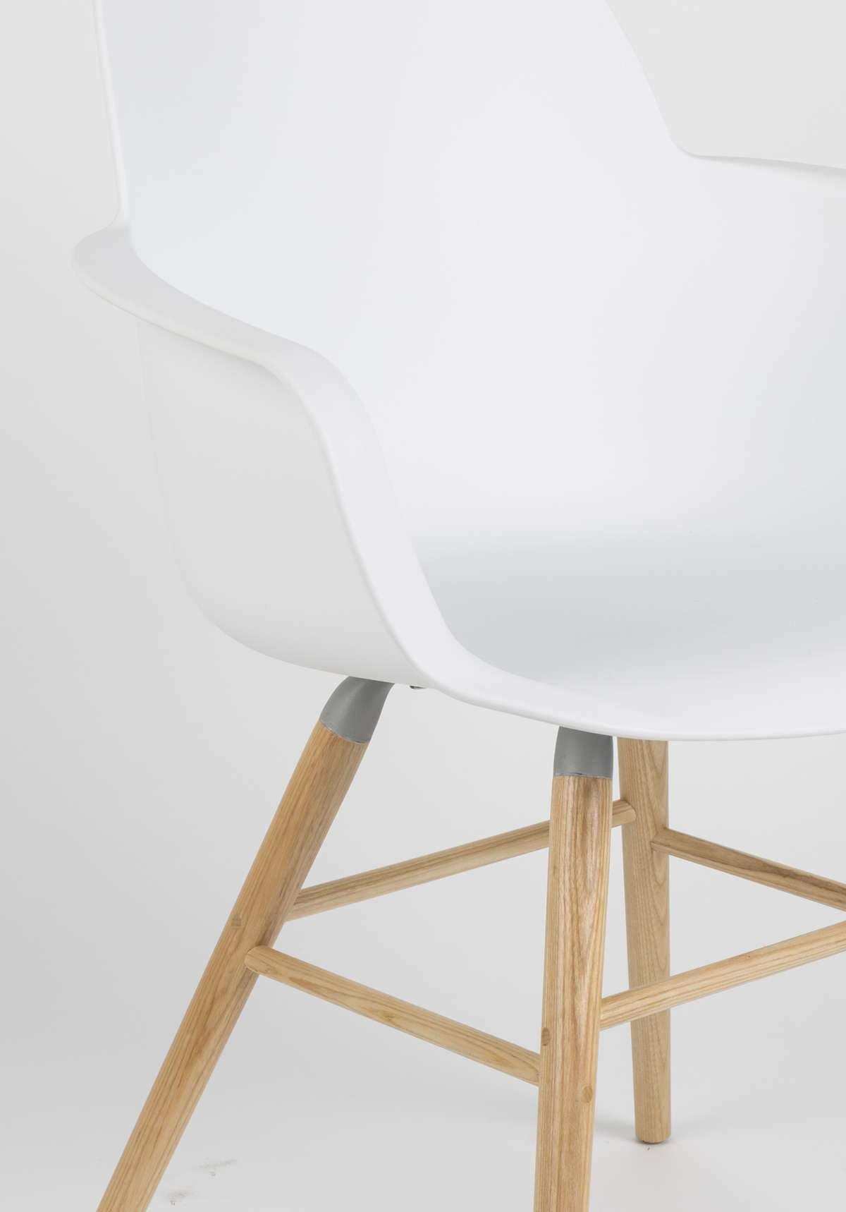 Krzesło z podłokietnikami ALBERT KUIP biały - Eye on Design