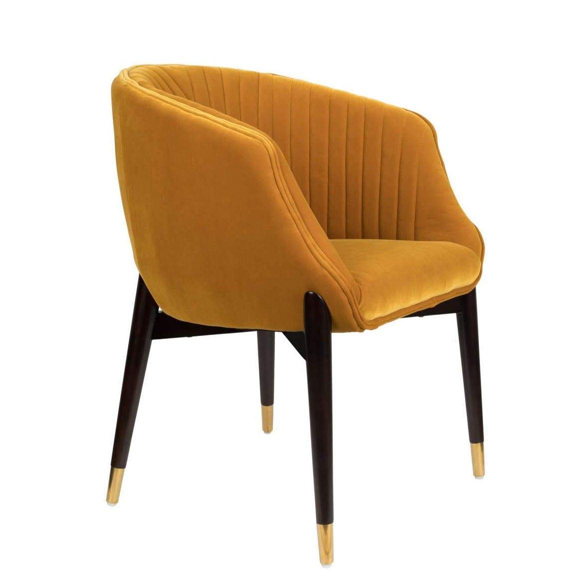 Fotel DOLLY musztardowy, Dutchbone, Eye on Design