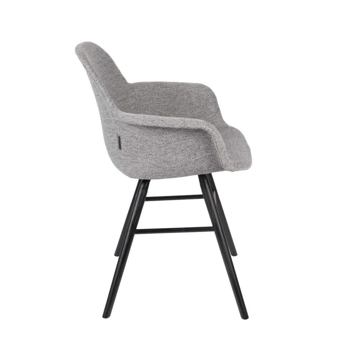 Krzesło z podłokietnikami ALBERT KUIP SOFT szary, Zuiver, Eye on Design