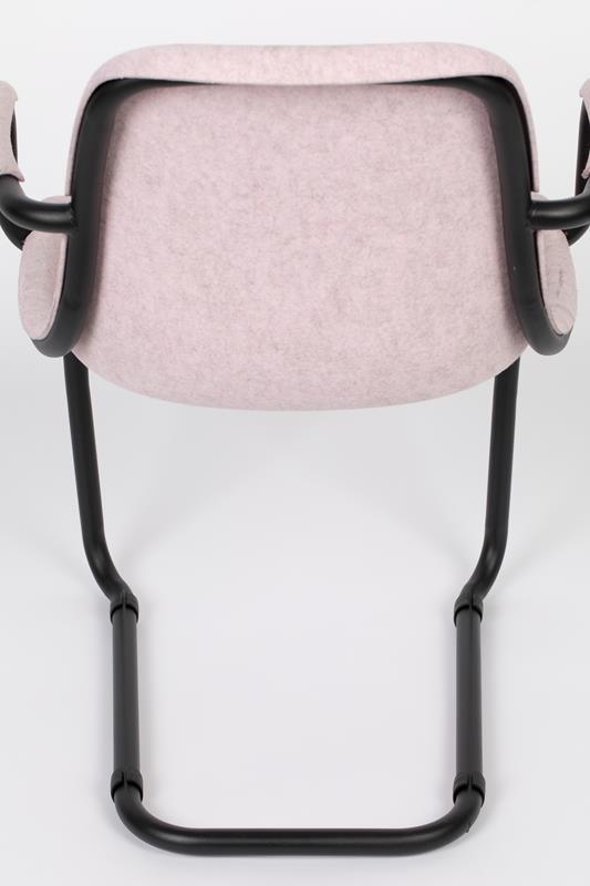 Krzesło z podłokietnikami THIRSTY różowy, Zuiver, Eye on Design