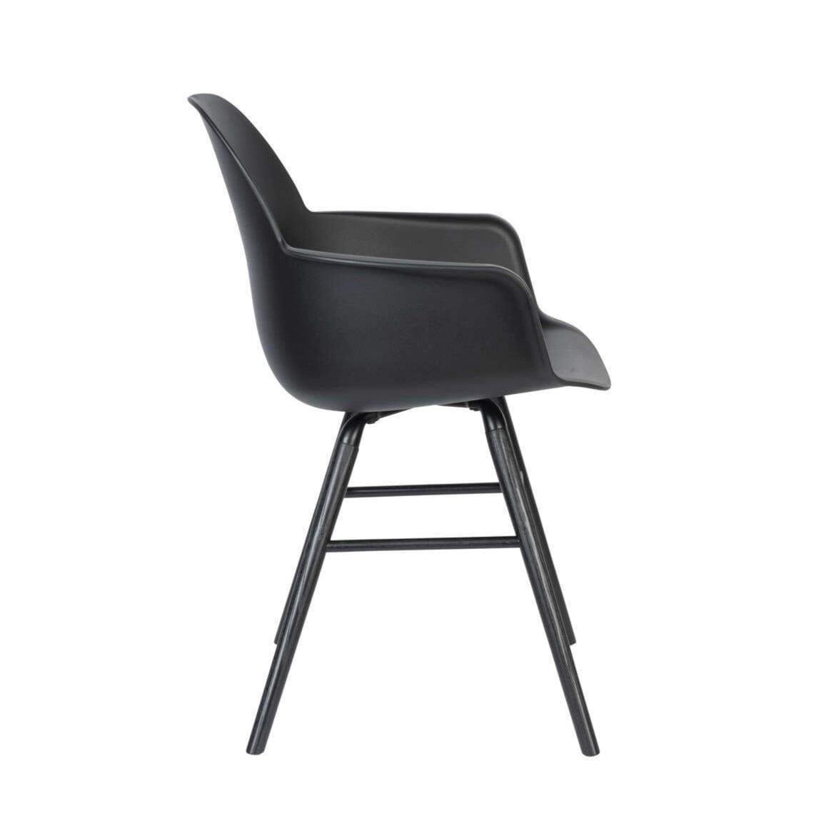 Krzesło z podłokietnikami ALBERT KUIP czarny, Zuiver, Eye on Design