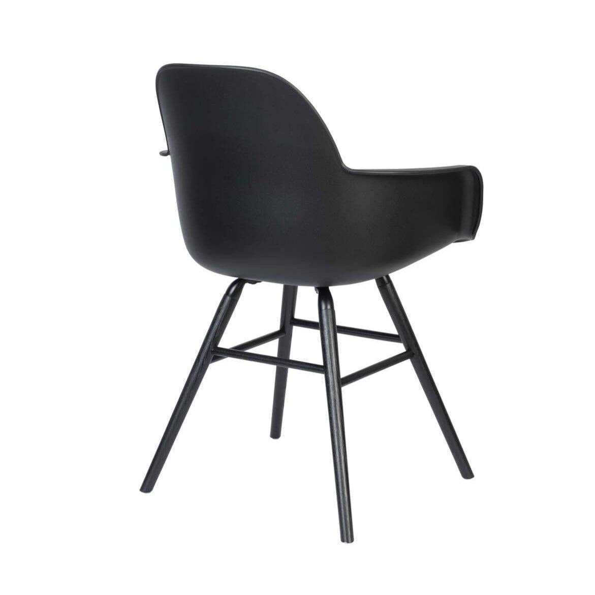 Krzesło z podłokietnikami ALBERT KUIP czarny, Zuiver, Eye on Design