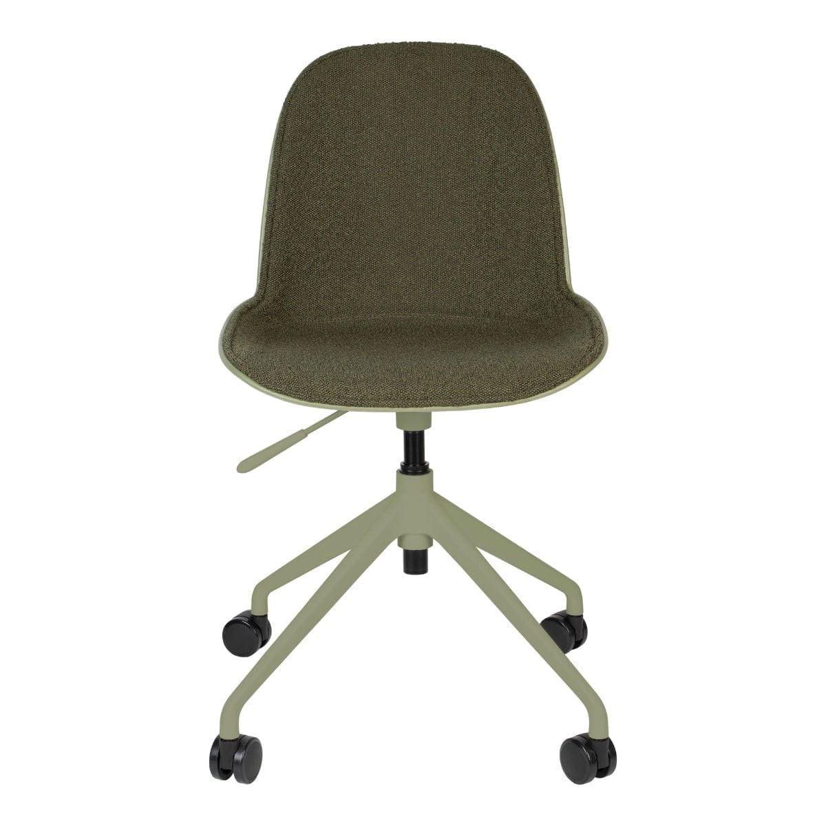 Krzesło na kółkach ALBERT KUIP zielony Zuiver    Eye on Design