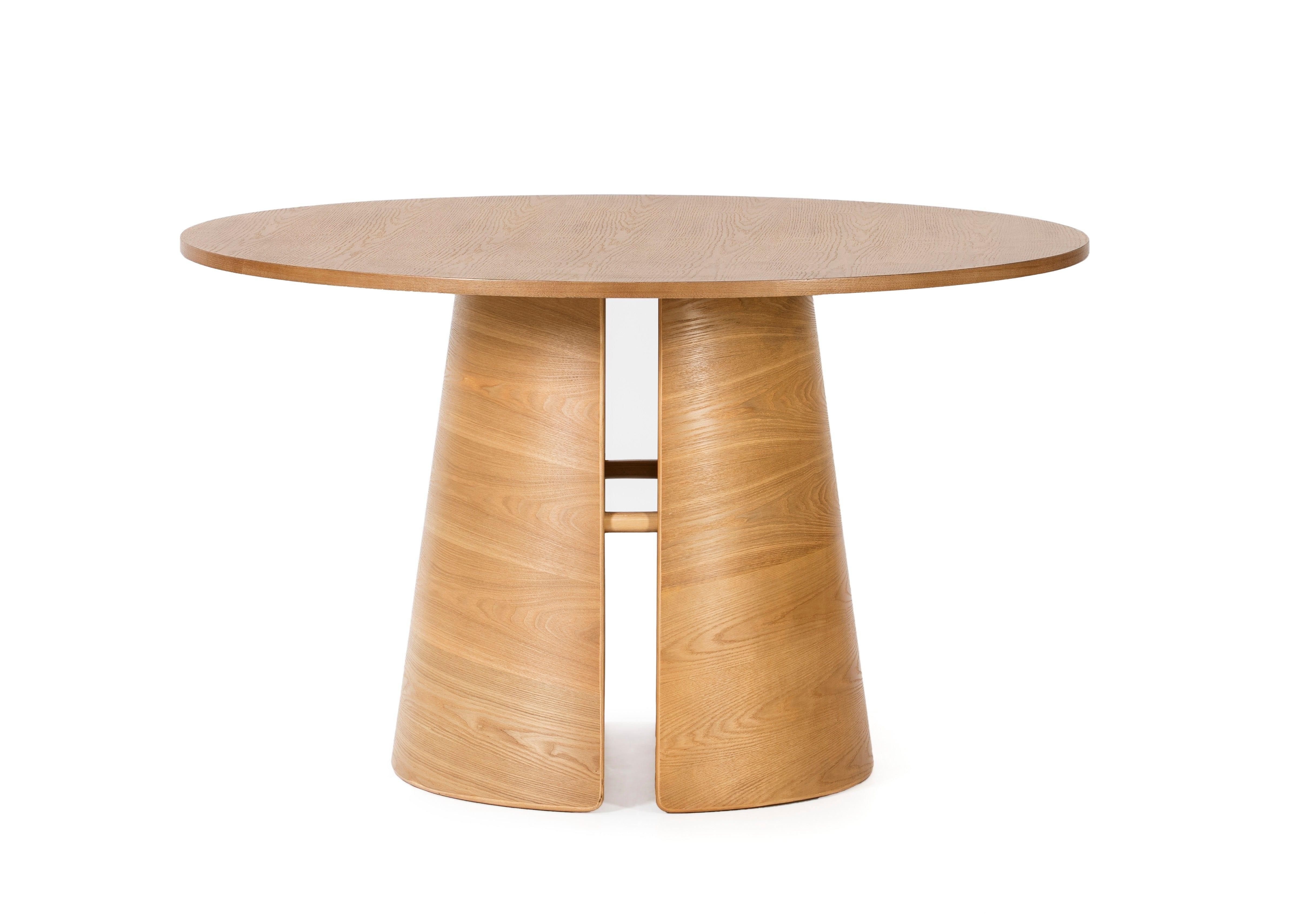 Stół okrągły CEP drewniany, Teulat, Eye on Design