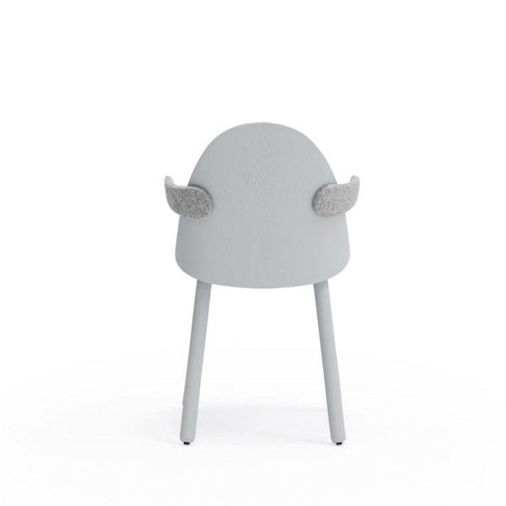 Krzesło z podłokietnikami UMA jasnoszary Teulat    Eye on Design