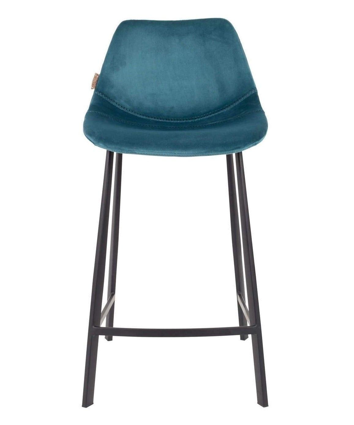 Krzesło barowe FRANKY niebieskie Dutchbone    Eye on Design