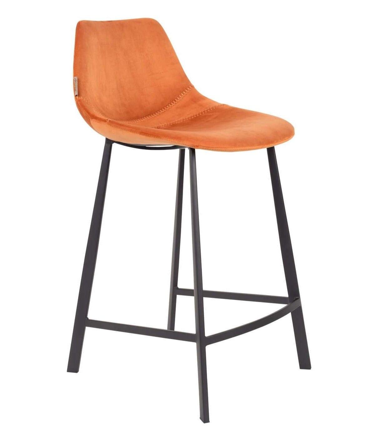 Krzesło barowe FRANKY pomarańczowe Dutchbone    Eye on Design