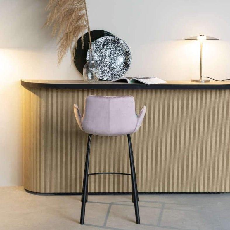 Krzesło barowe BRIT różowy - Eye on Design