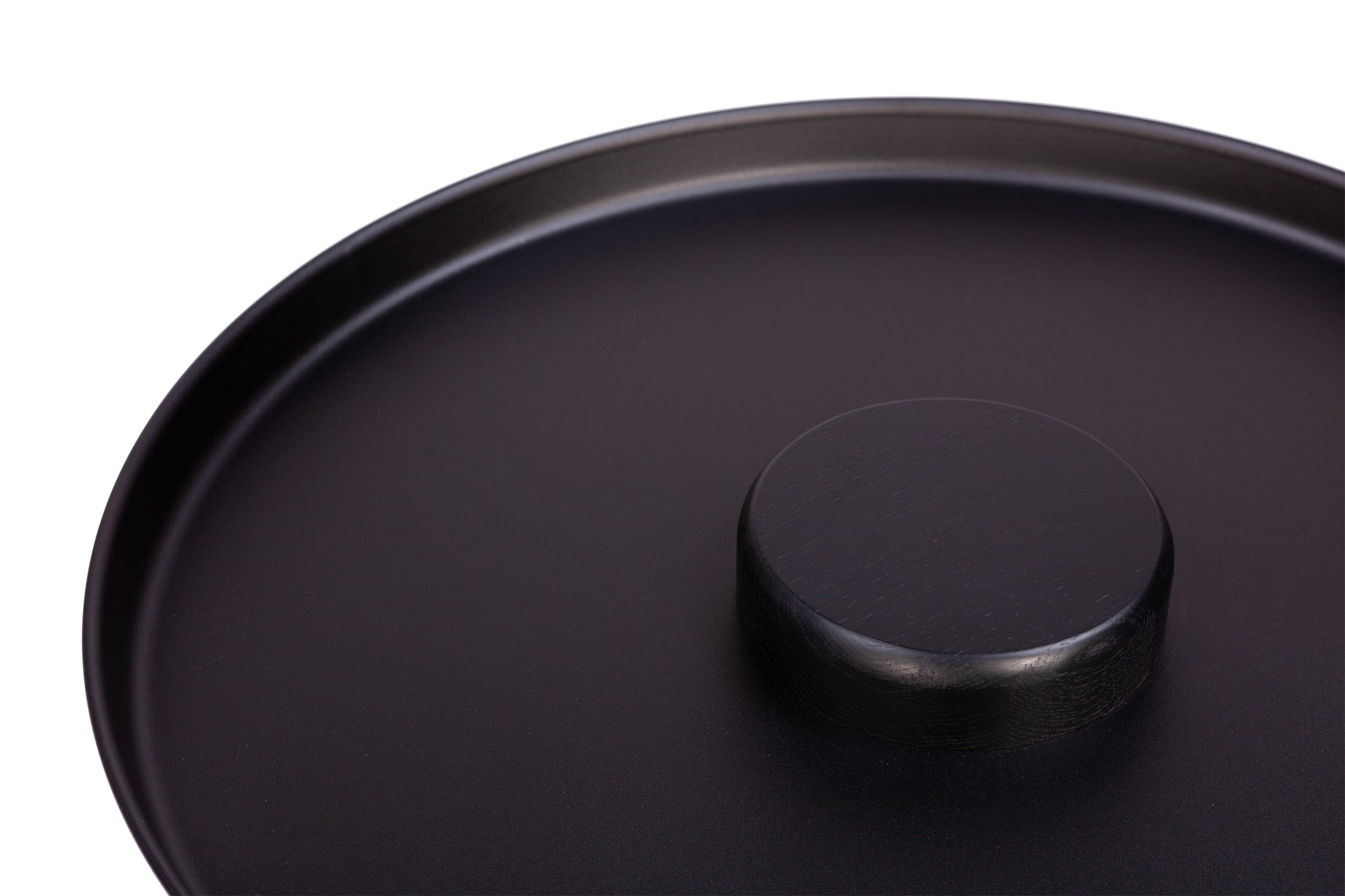 Stolik kawowy SKIEN czarny dąb z czarnym blatem Nordifra    Eye on Design