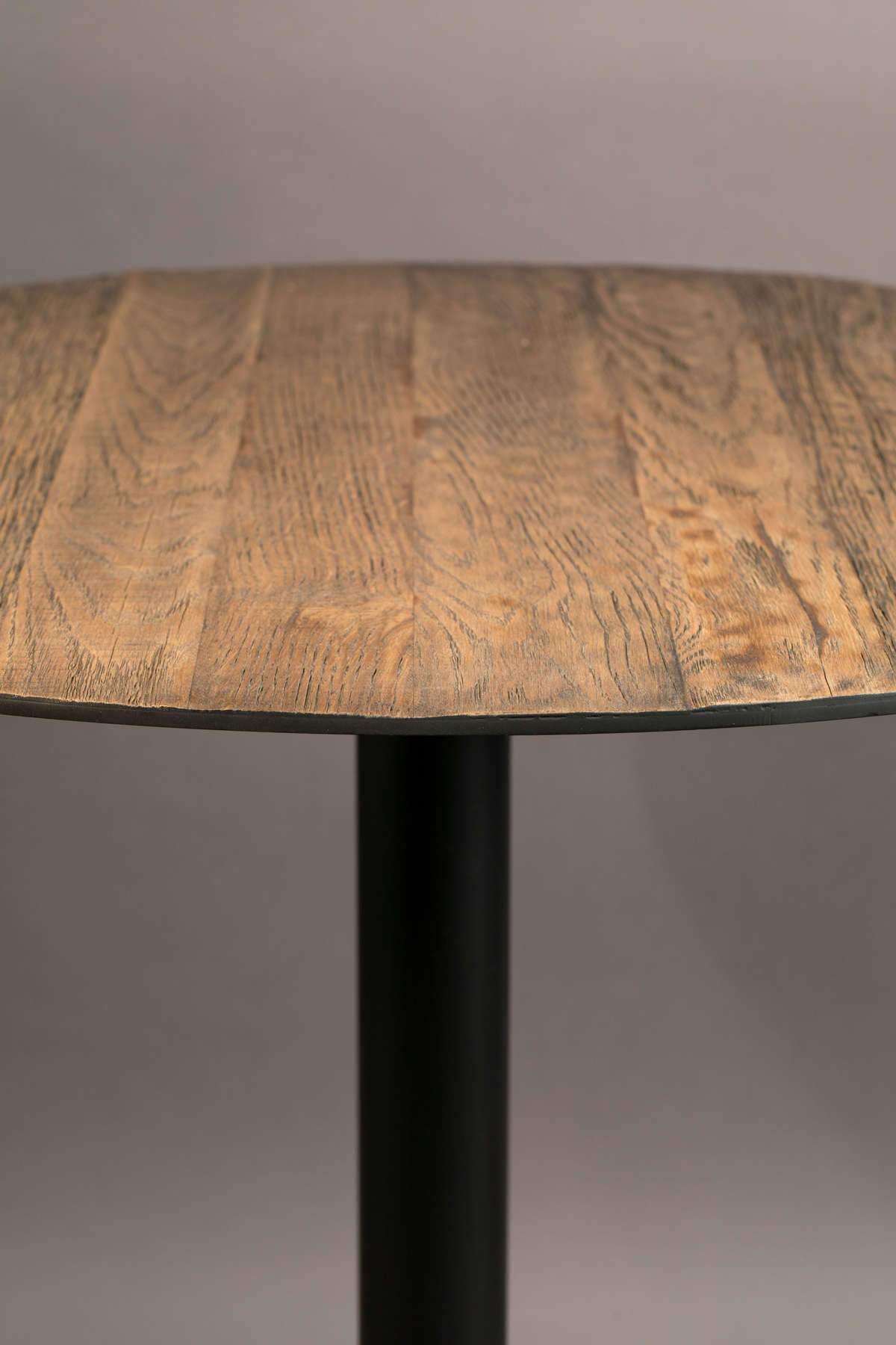 Stolik BRAZA ROUND fornir dębowy - Eye on Design