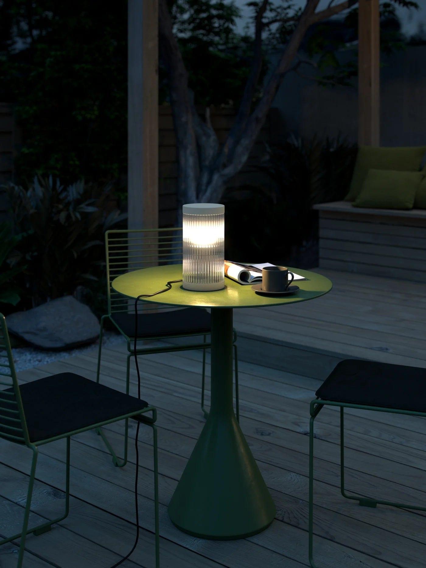 Lampa stołowa zewnętrzna COUPAR piaskowy Nordlux    Eye on Design