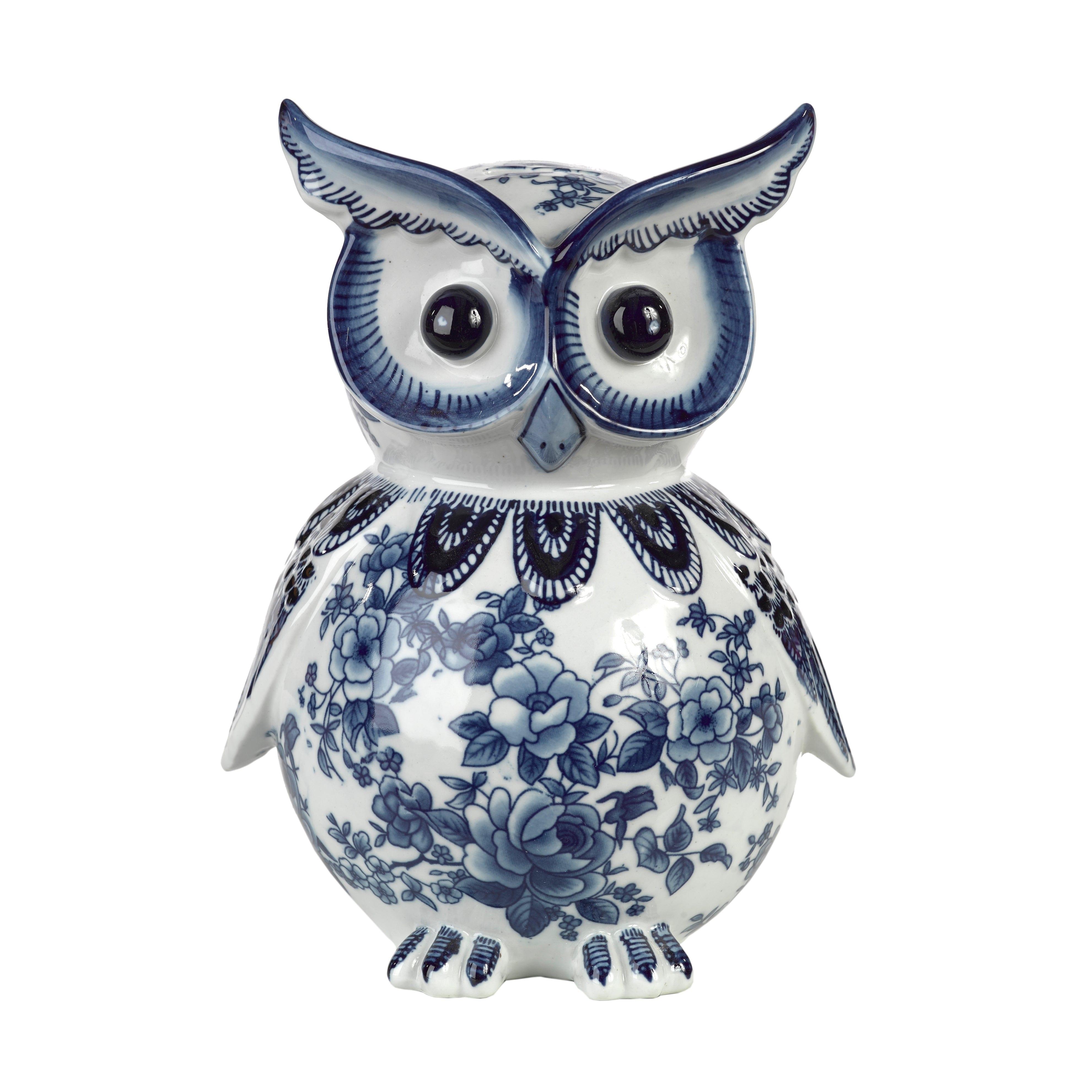 Skarbonka OWL niebieski Pols Potten    Eye on Design
