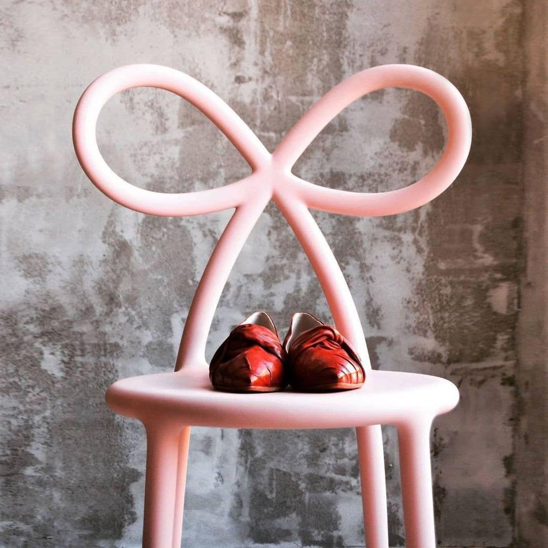 Krzesło RIBBON różowy - Eye on Design