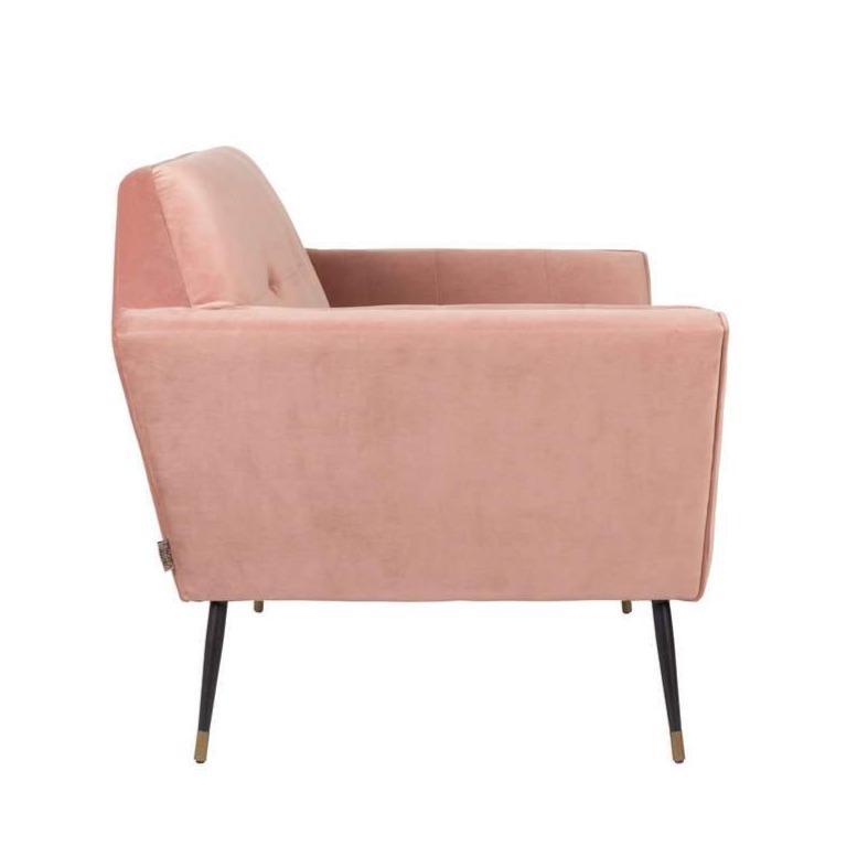 Fotel lounge KATE różowy - Eye on Design