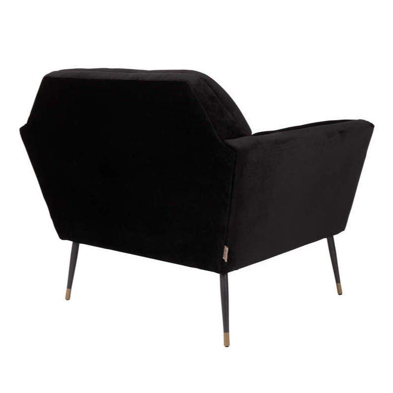 Fotel lounge KATE czarny, Dutchbone, Eye on Design