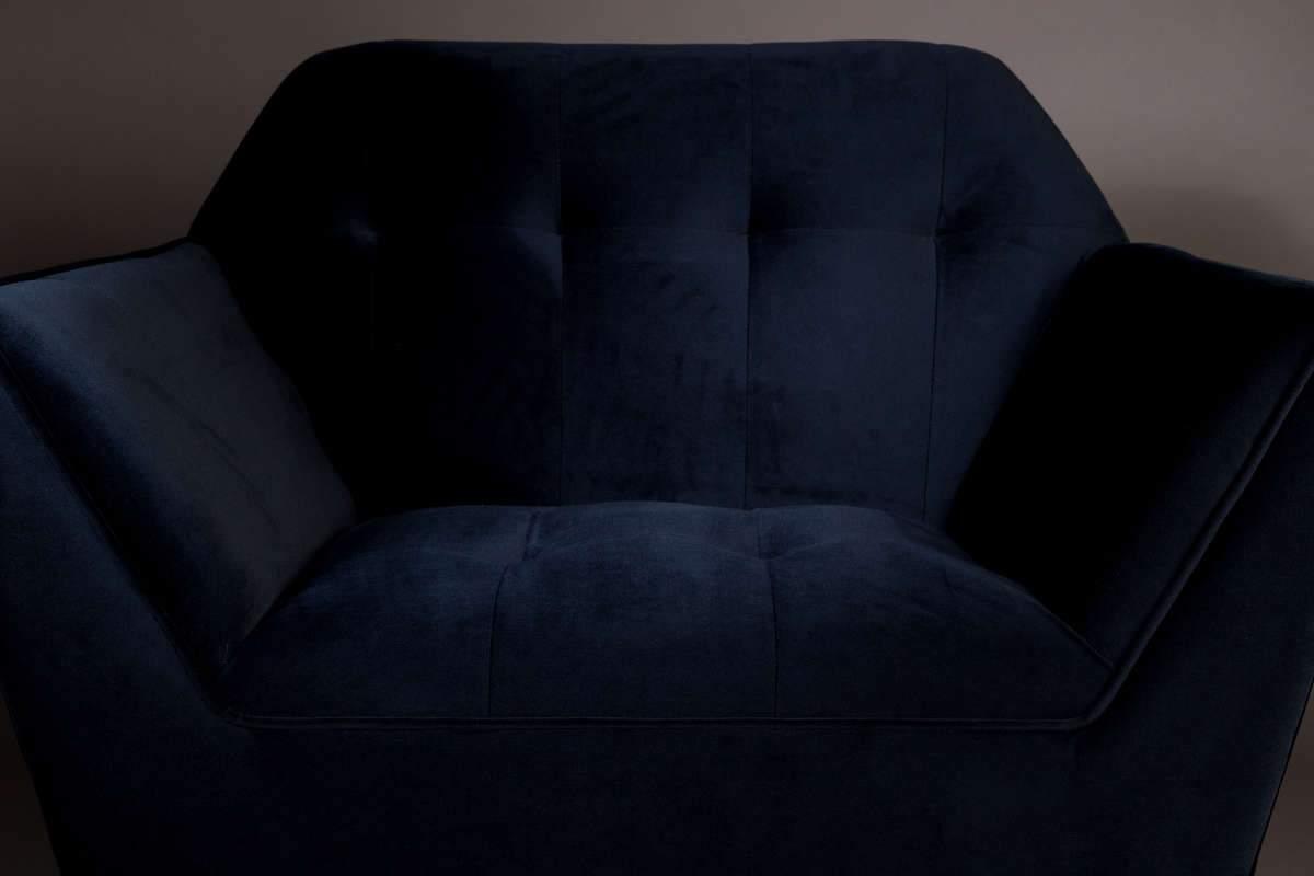 Fotel lounge KATE granatowy - Eye on Design