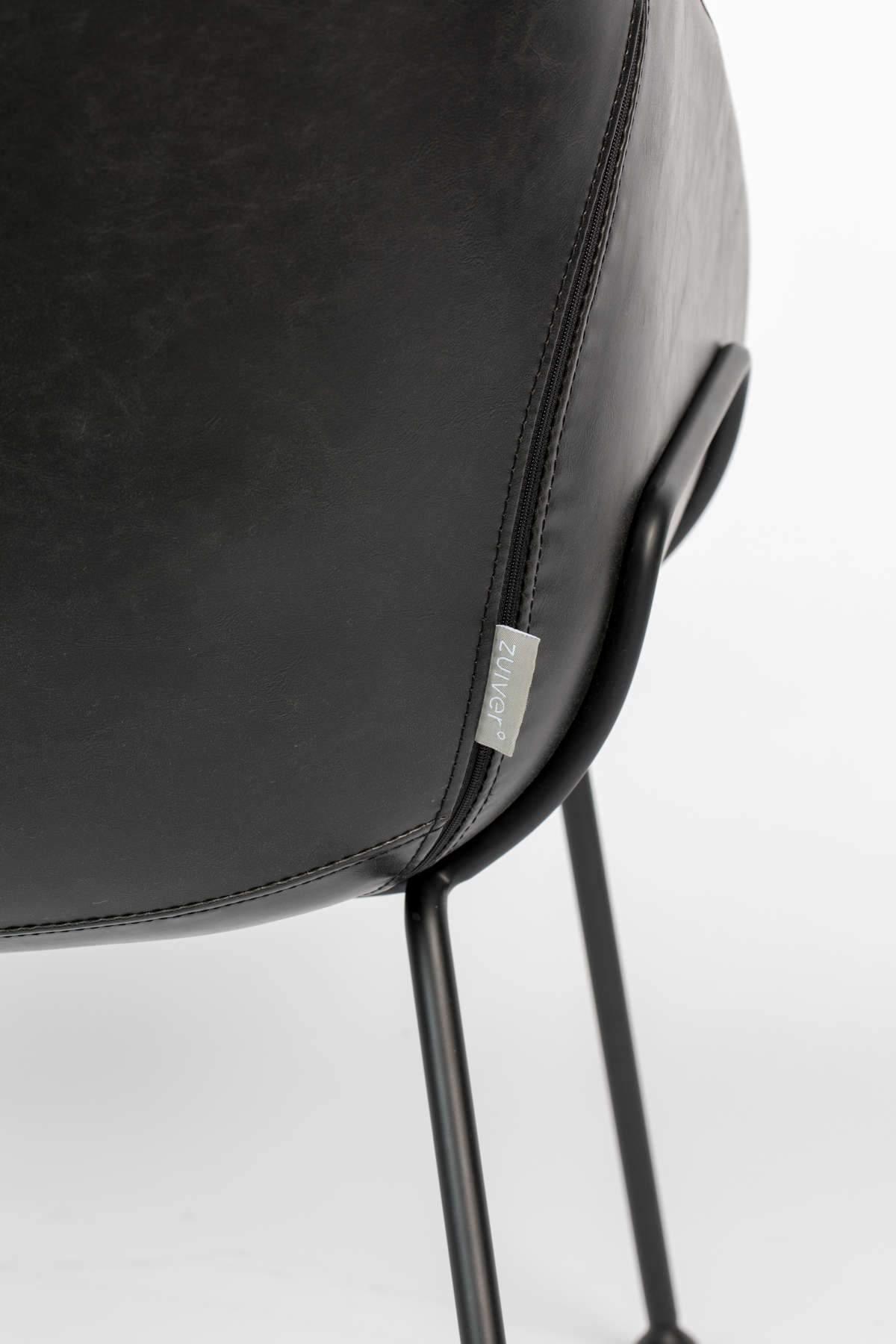 Fotel lounge FESTON czarny Zuiver    Eye on Design