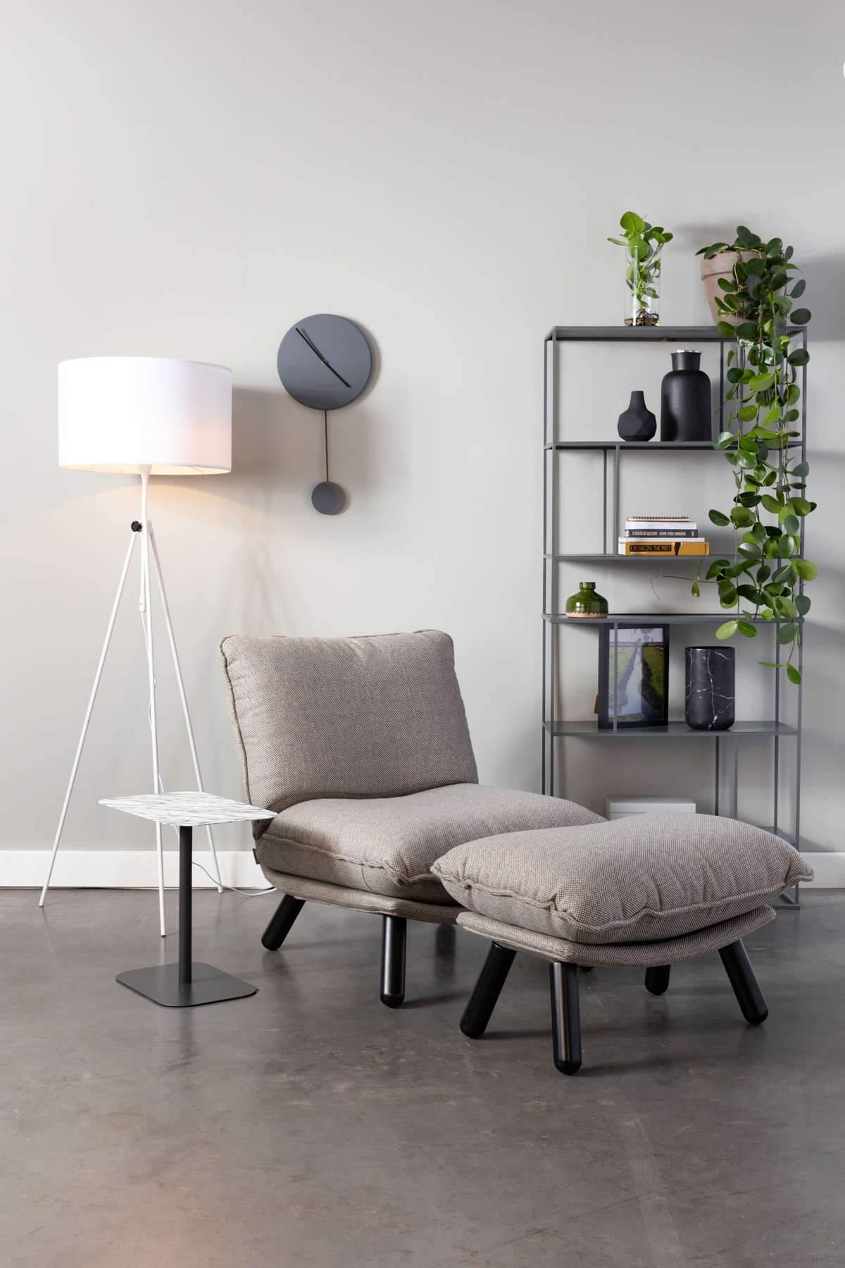 Fotel lounge LAZY SACK jasnoszary Zuiver    Eye on Design