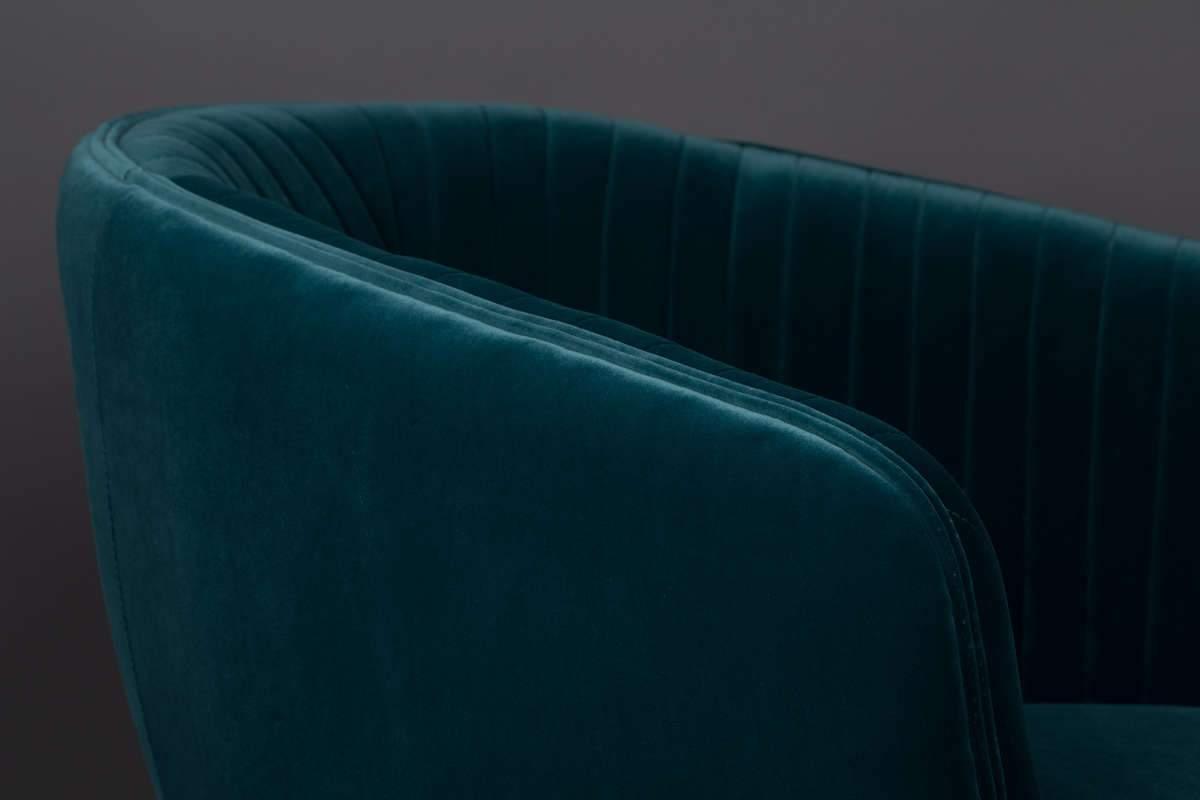 Fotel lounge DOLLY niebieski, Dutchbone, Eye on Design
