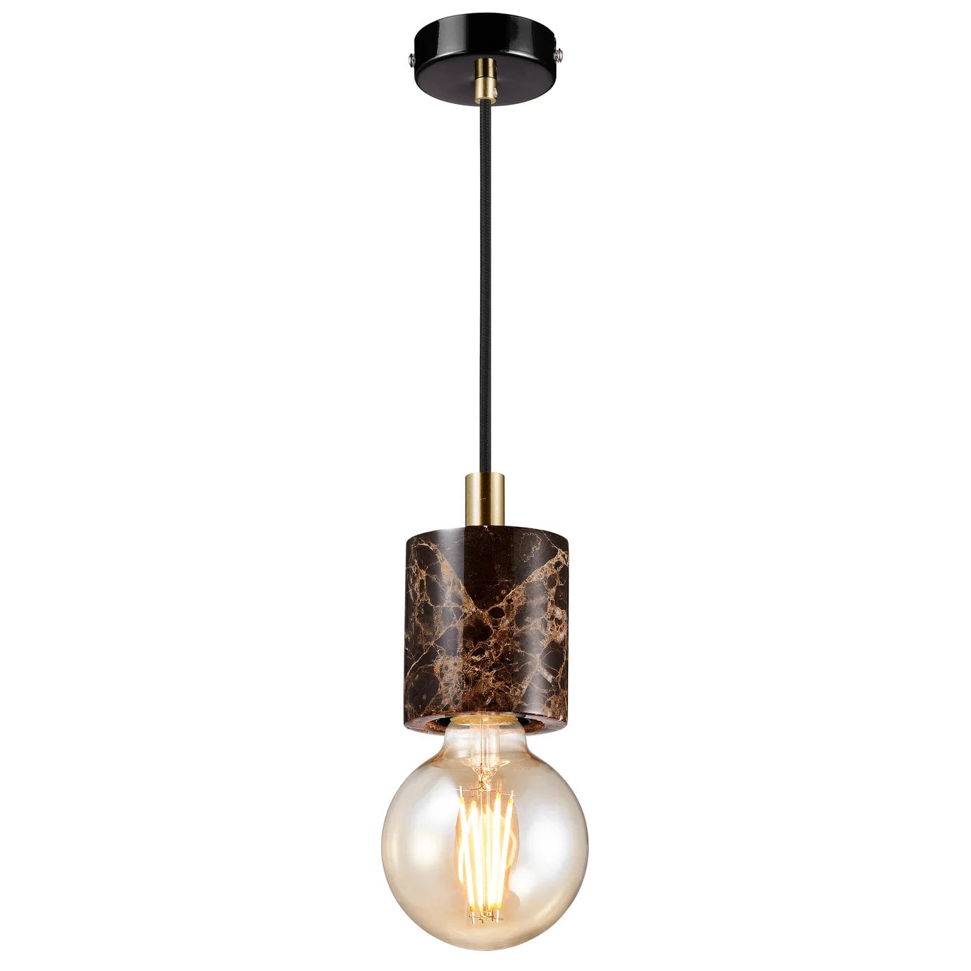 Lampa wisząca SIV brązowy marmur, Nordlux, Eye on Design