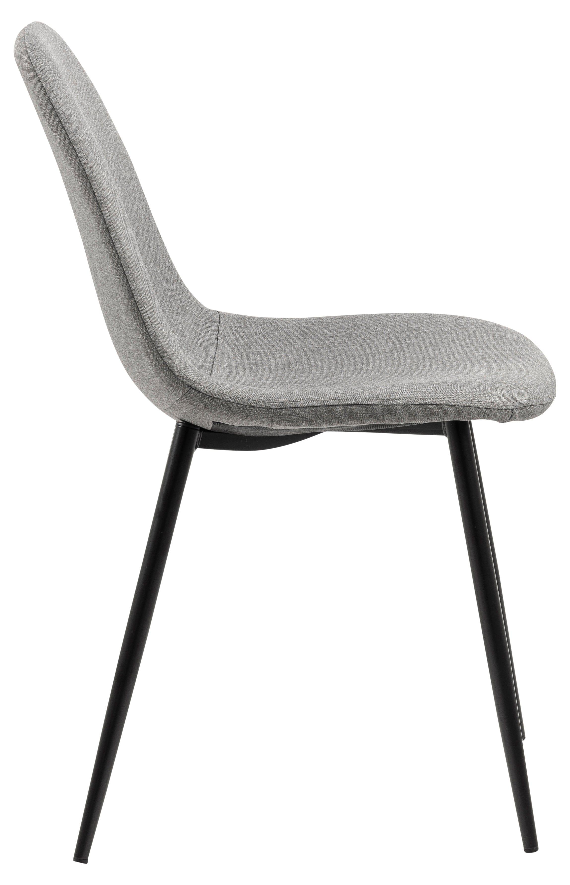 Krzesło CARLO szary z czarną podstawą Actona    Eye on Design
