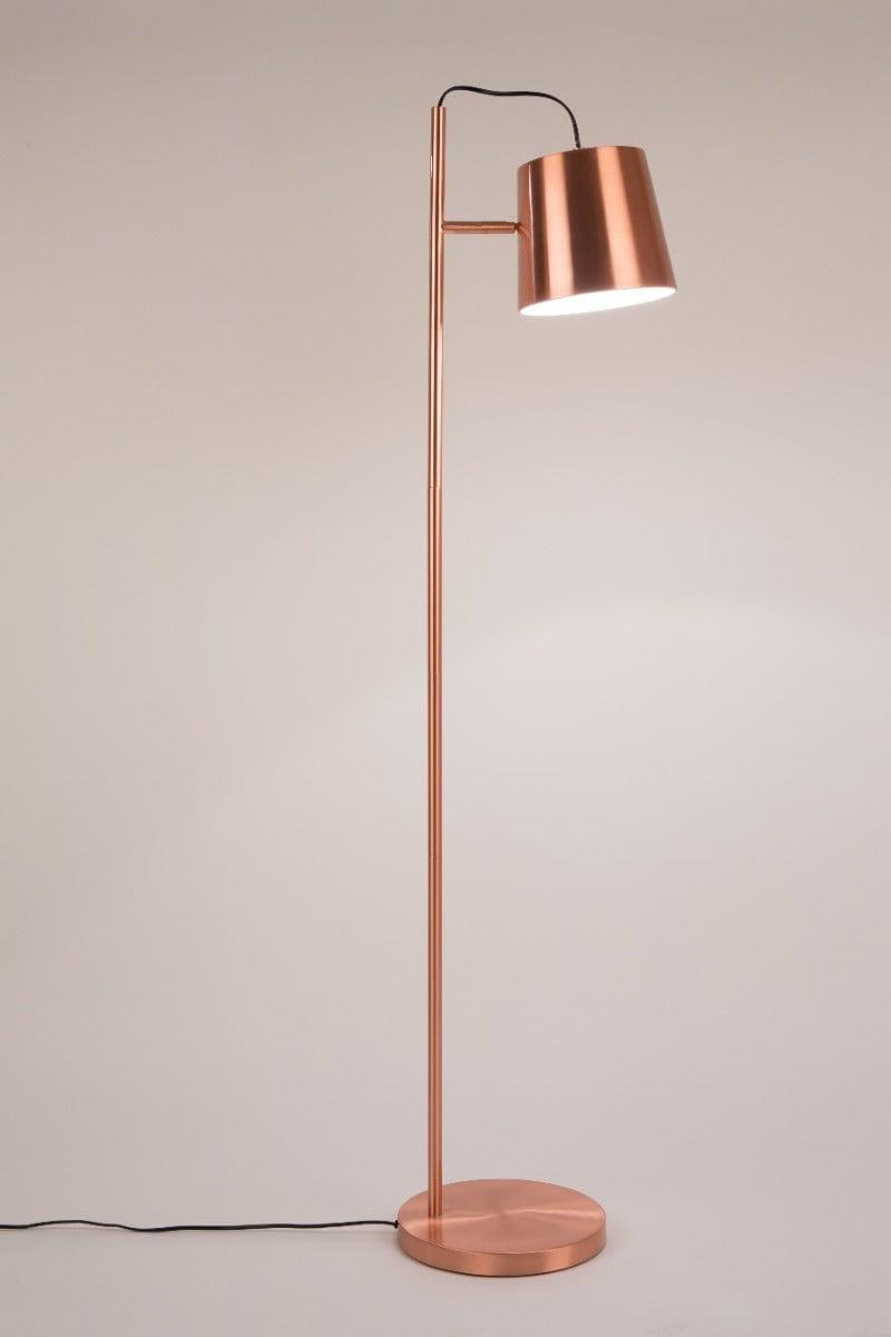 Lampa podłogowa BUCKLE HEAD miedziany, Zuiver, Eye on Design
