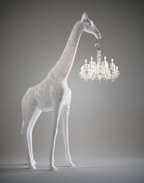 Lampa GIRAFFE IN LOVE XL biała, QeeBoo, Eye on Design