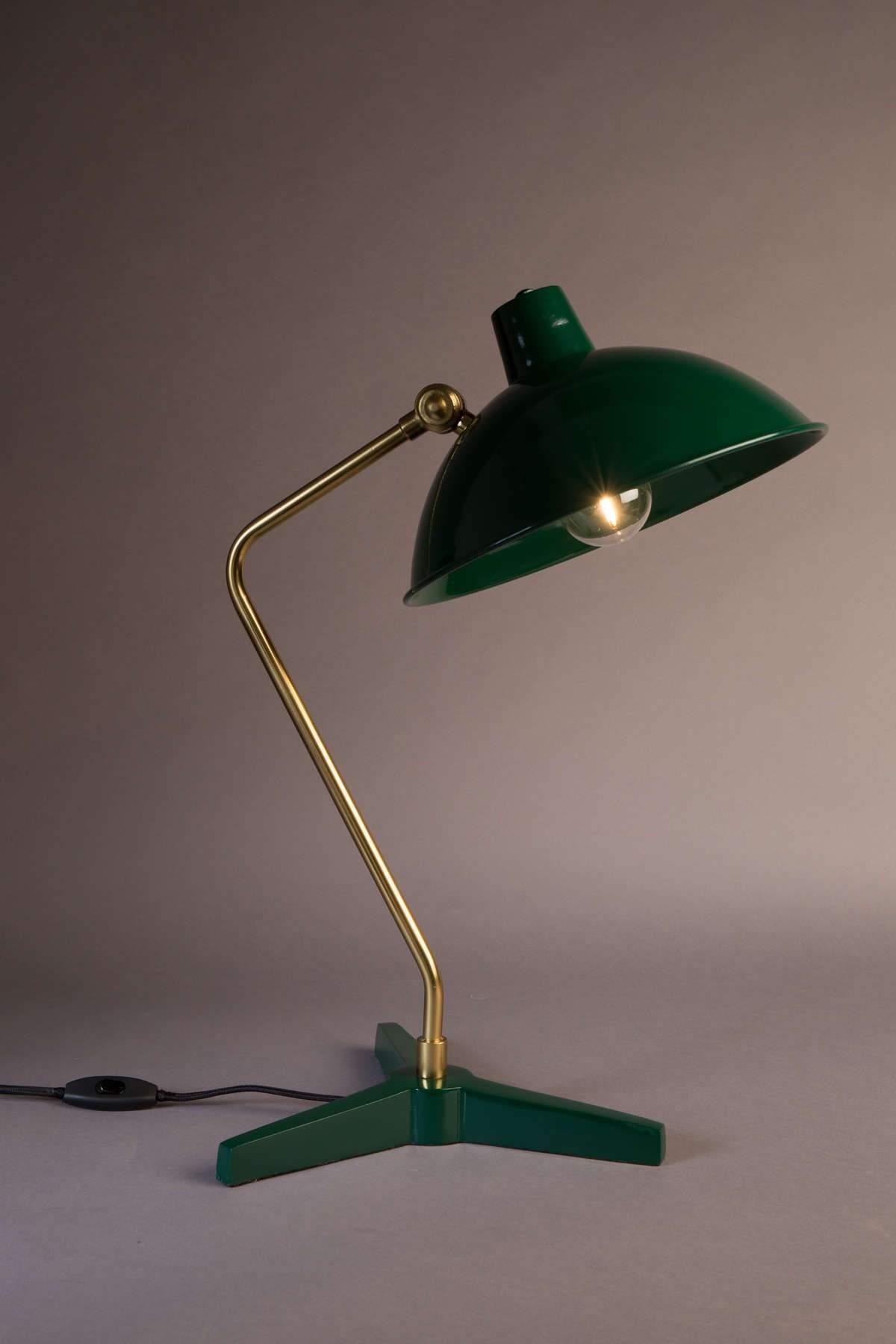 Lampa stołowa DEVI zielona Dutchbone    Eye on Design