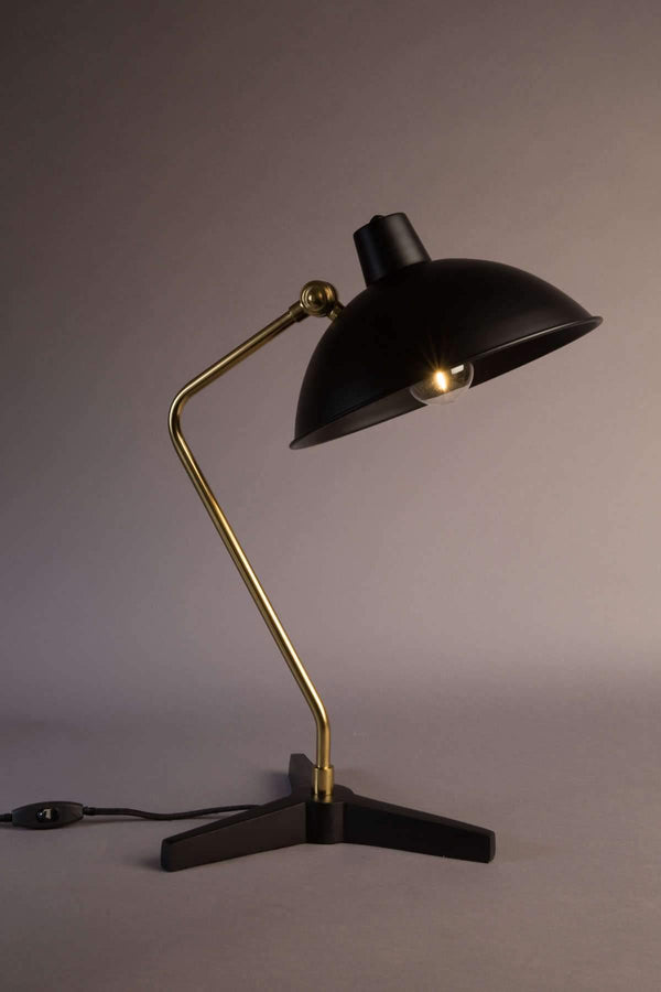 Lampa stołowa DEVI czarna, Dutchbone, Eye on Design