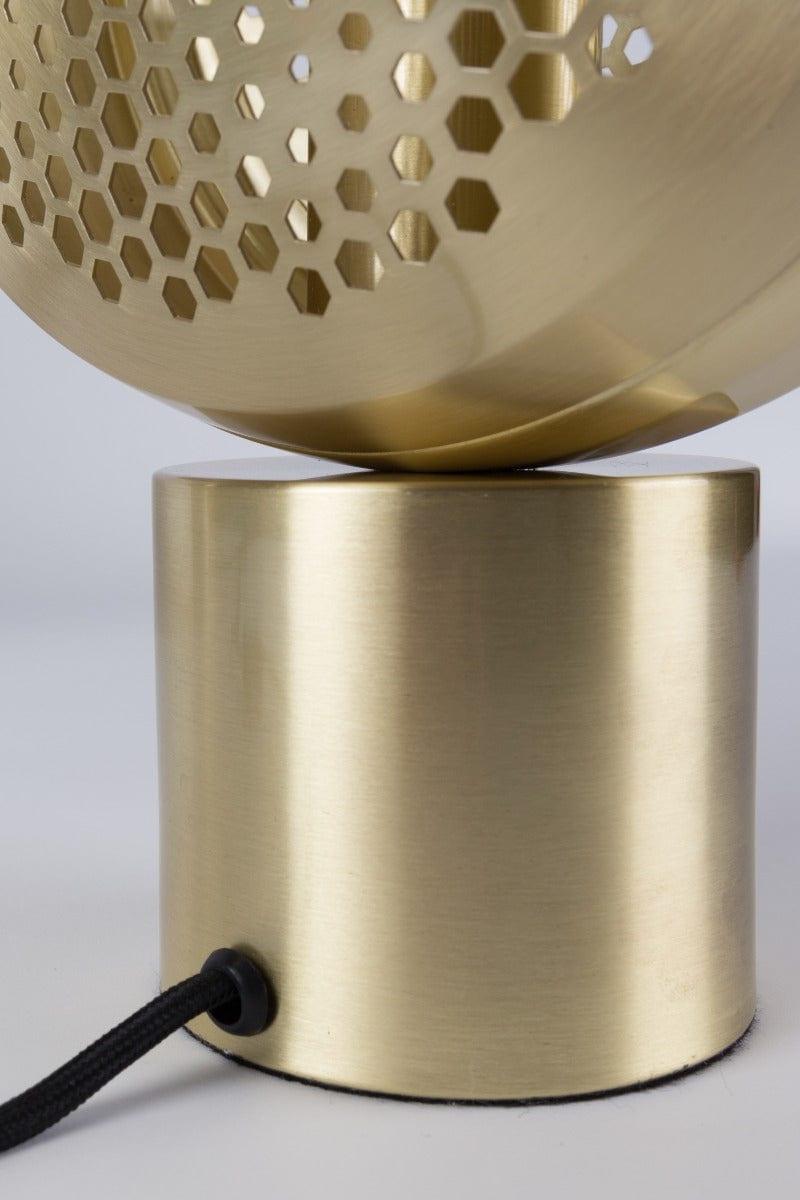 Lampa stołowa GRINGO mosiężny - Eye on Design